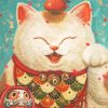 Maneki Neko The Lucky Cat Diamond Painting