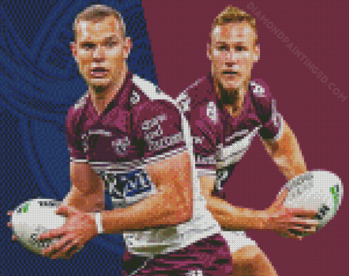 Manly NRL Art Diamond Painting