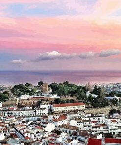 Mijas Pueblo City Diamond Painting