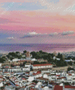 Mijas Pueblo City Diamond Painting