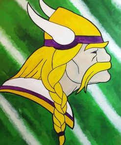 Minnesota Vikings Logo Art Diamond Painting