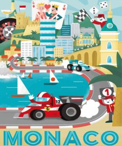 Monaco Grand Prix Diamond Painting