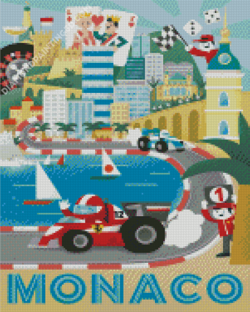 Monaco Grand Prix Diamond Painting