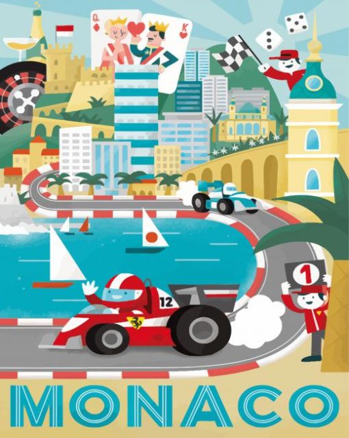 Monaco Grand Prix Diamond Painting