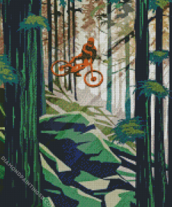 Mountain Biking Diamond Painting