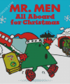 Mr Men All Aboard For Christmas Diamond Painting