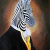 Mr Zebra Art Diamond Painting