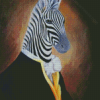 Mr Zebra Art Diamond Painting