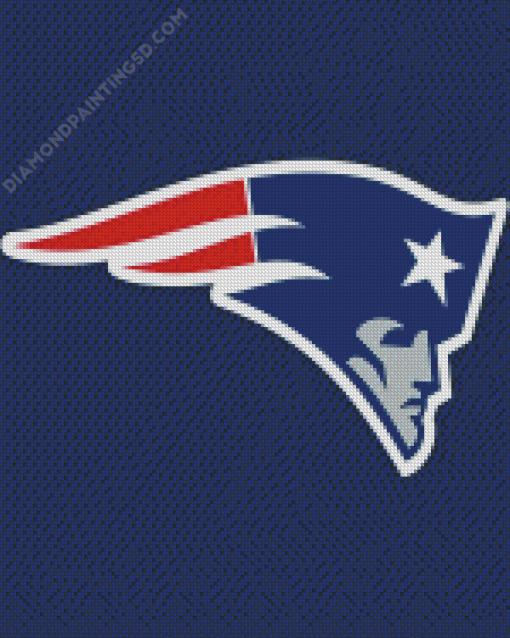 NE Patriot Logo Diamond Painting