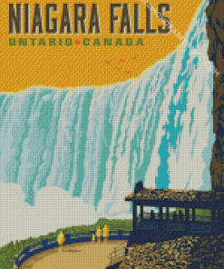 Nigara Falls Poster Diamond Painting