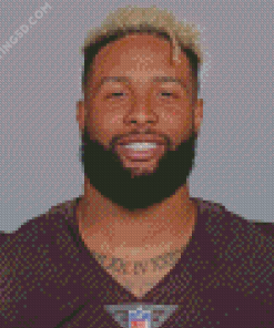 Odell Beckham Jr Footballer Diamond Painting