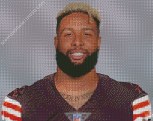 Odell Beckham Jr Footballer Diamond Painting