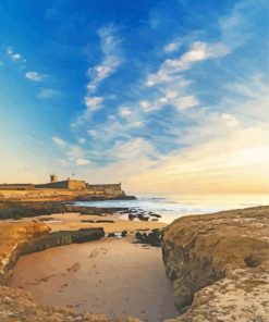 Oeiras Beach Diamond Painting