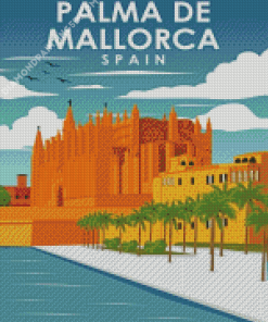 Palma Mallorca Poster Diamond Painting