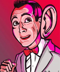 Paul Reubens Caricature Art Diamond Painting