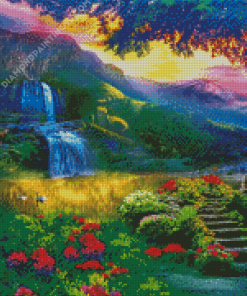 Peaceful Landscape Nature Diamond Painting