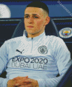 Phil Foden Footballer Diamond Painting