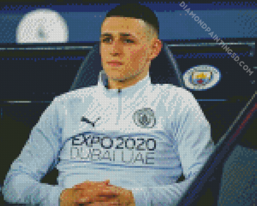 Phil Foden Footballer Diamond Painting