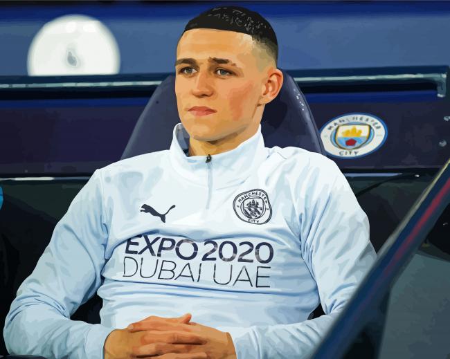 Phil Foden Footballer Diamond Painting