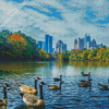 Piedmont Park Geese Diamond Painting