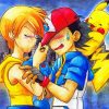 Pokemon Misty And Ash Diamond Painting