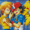 Pokemon Misty And Ash Diamond Painting