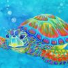 Pop Art Turtle Diamond Painting