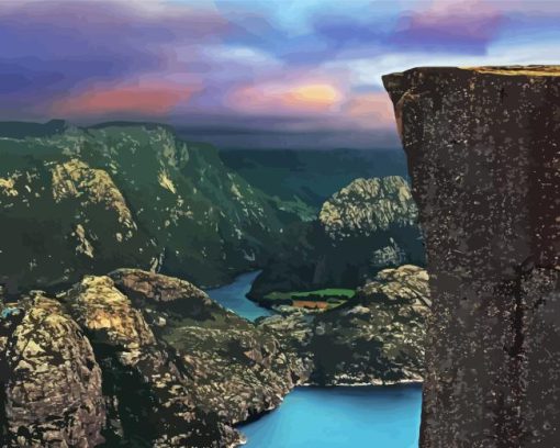 Pulpit Rock Diamond Painting