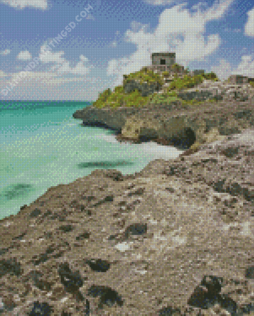 Quintana Roo Seaside Diamond Painting