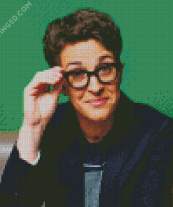 Rachel Maddow Television Presenter Diamond Painting