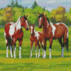 Ranch And Horses Diamond Painting