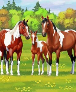 Ranch And Horses Diamond Painting