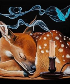 Resting Deer Diamond Painting