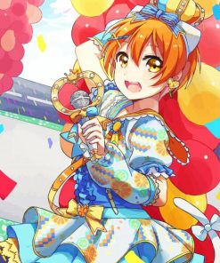 Rin Hoshizora Love Live Diamond Painting