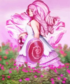 Rose Quartz Character Art Diamond Painting