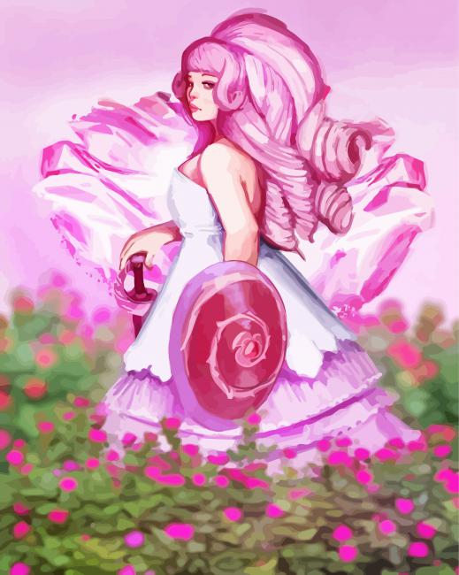 Rose Quartz Character Art Diamond Painting