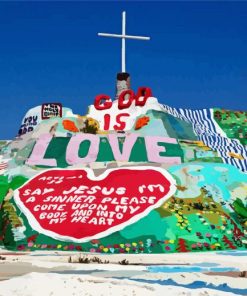 Salvation Mountain California Diamond Painting