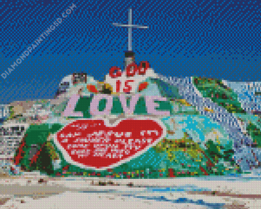 Salvation Mountain California Diamond Painting