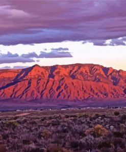 Sandia Mountains Diamond Painting