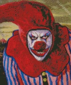 Scary Clown Art Diamond Painting