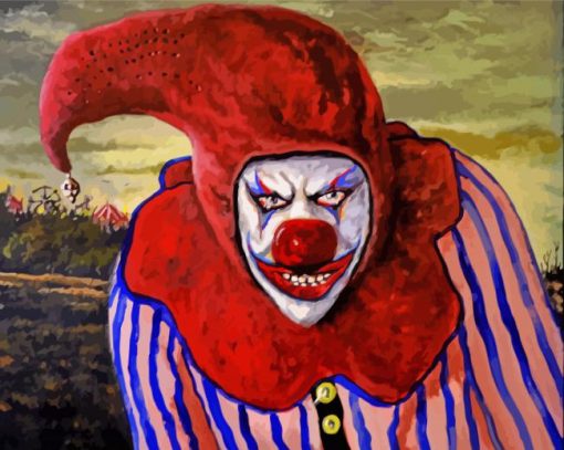 Scary Clown Art Diamond Painting