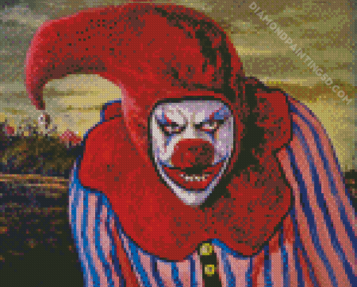 Scary Clown Art Diamond Painting