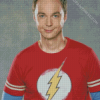 Sheldon The Big Bang Theory Diamond Painting