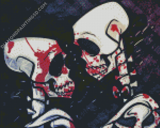 Skeleton Romance Diamond Painting