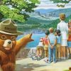 Smokey Bear Animation Diamond Painting