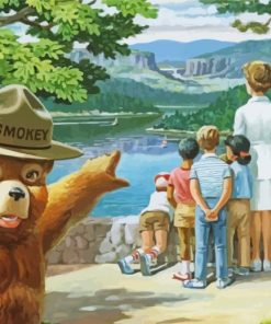 Smokey Bear Animation Diamond Painting