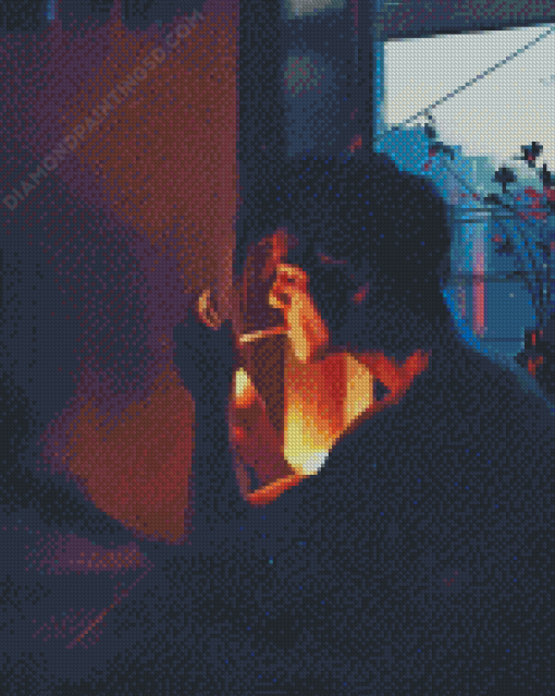 Boy Smoking Diamond Painting