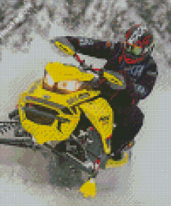 Snowmobile Art Diamond Painting