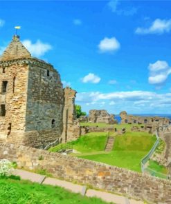 St Andrews Castle Diamond Painting