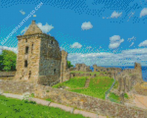 St Andrews Castle Diamond Painting